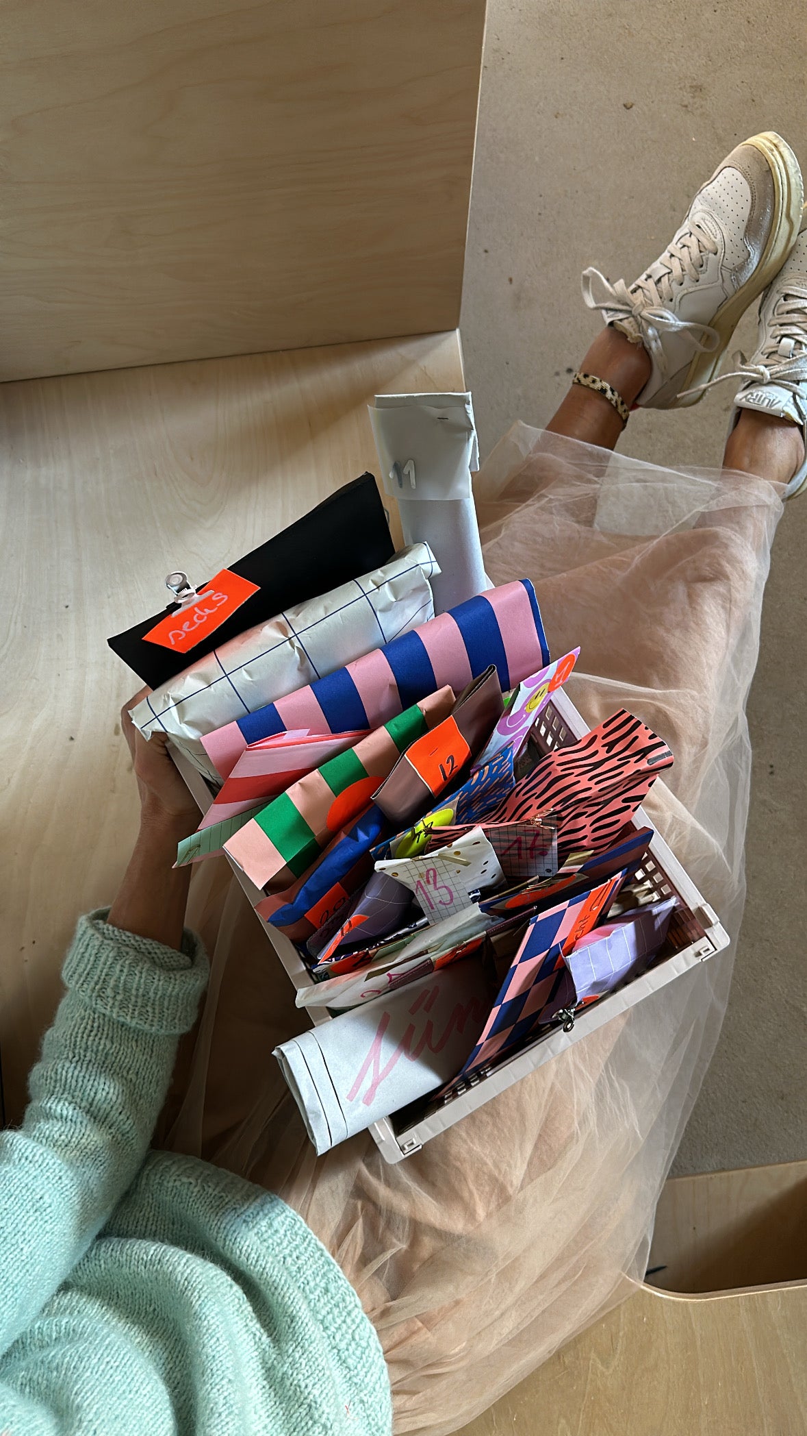 Adventskalender Gold - Frau Gold