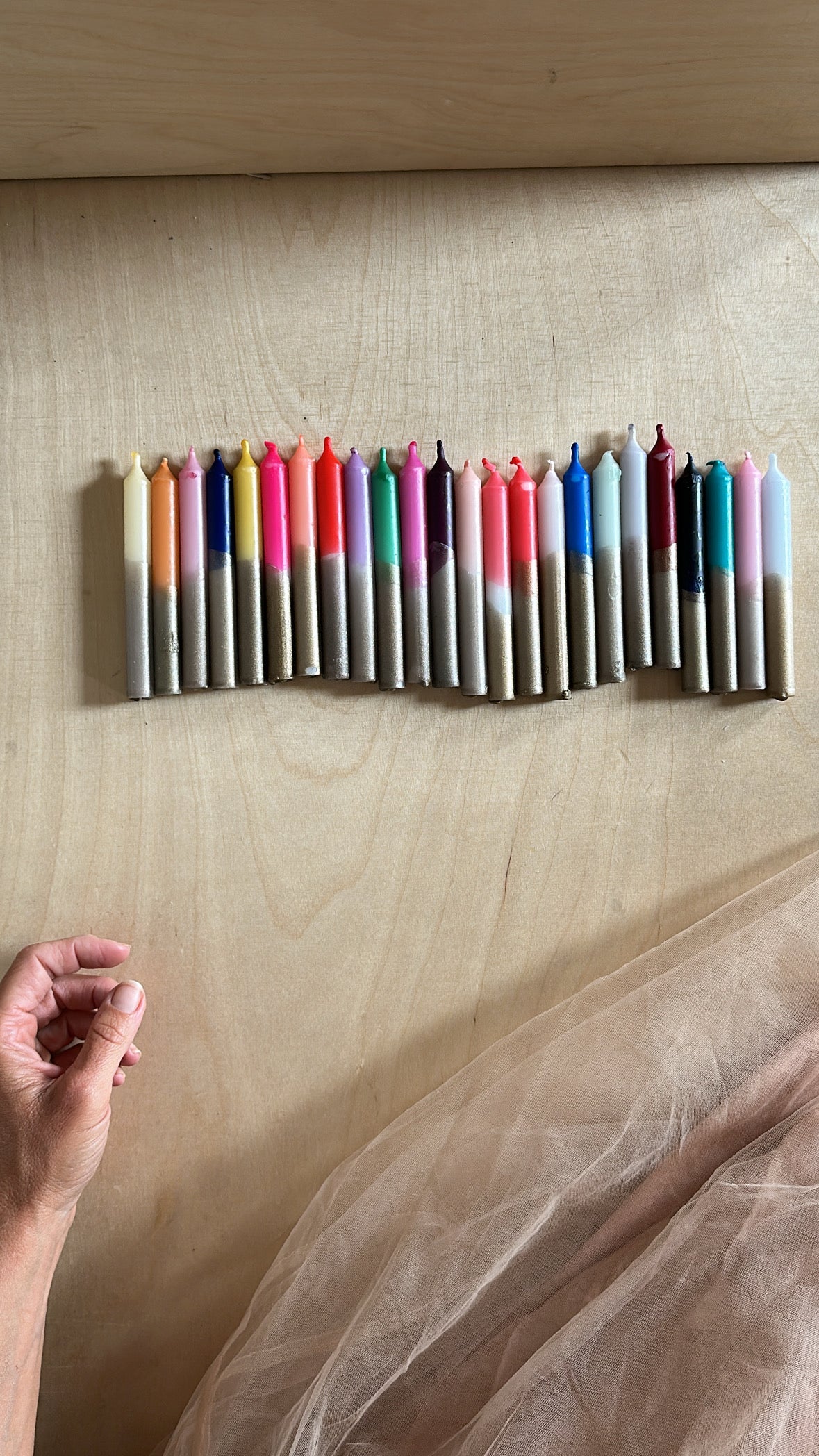 24 – ein Satz Vorfreude // Buntes Gold Edition 25 - Frau Gold