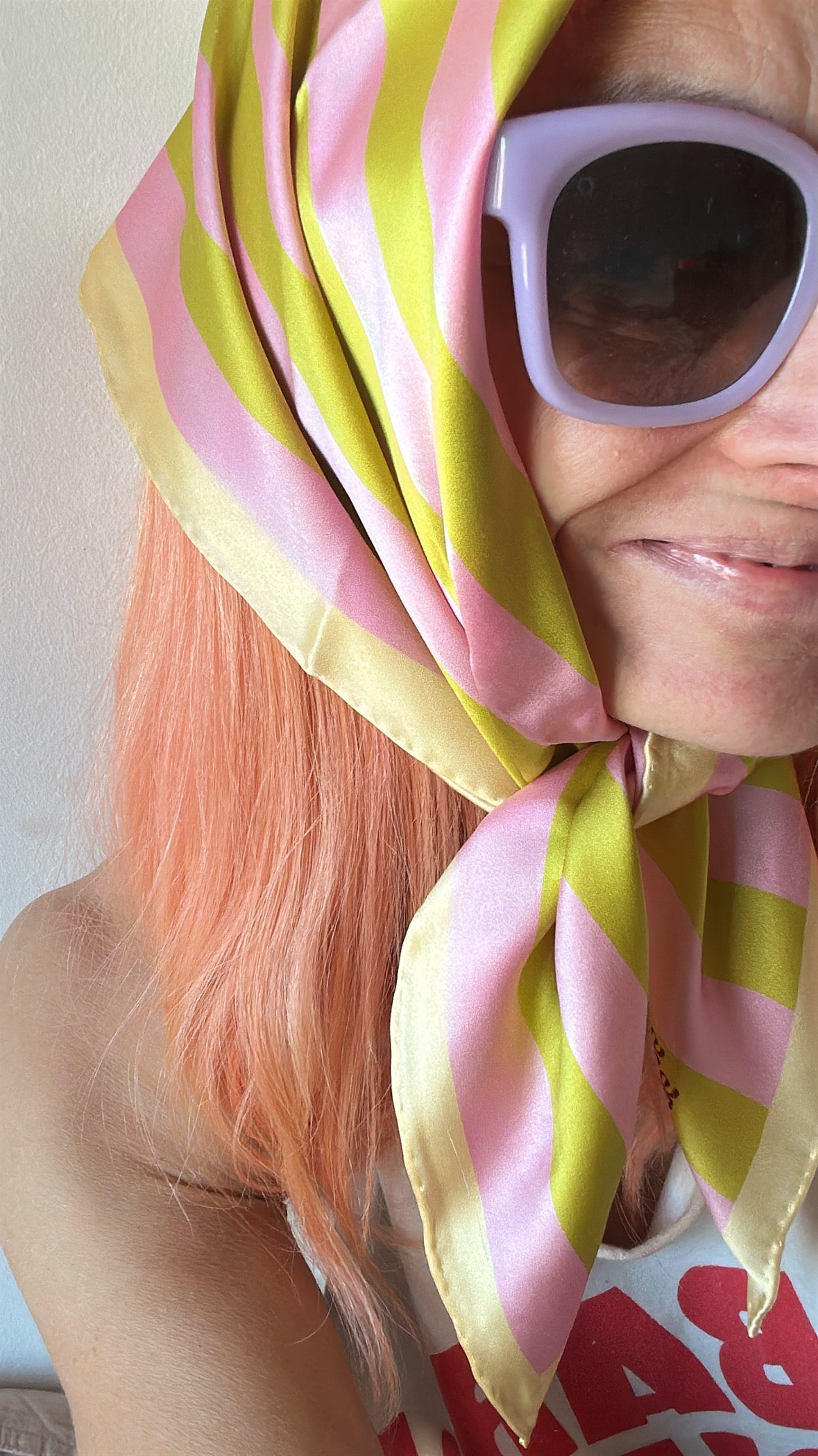 Seidentuch - Frau Gold