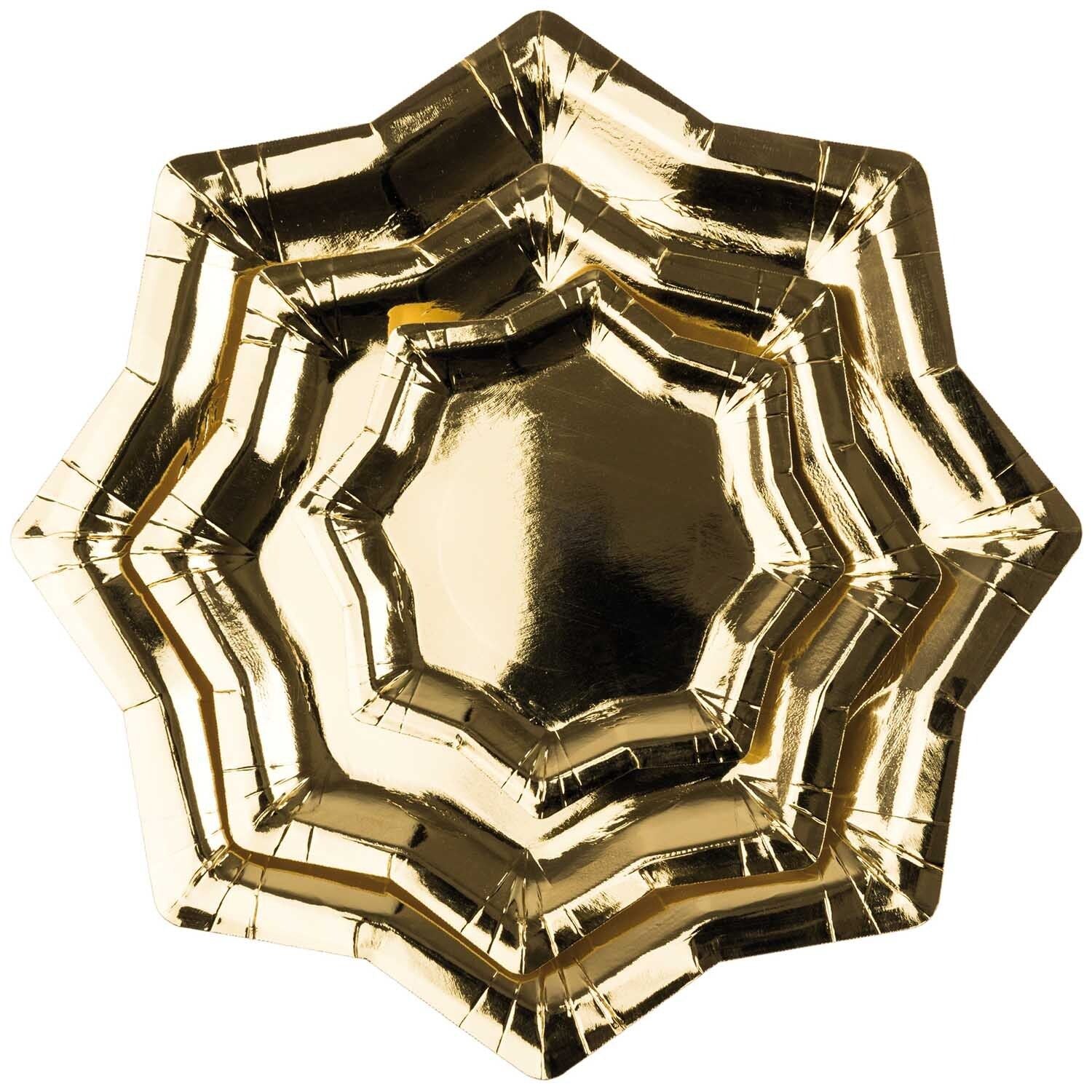 Partyteller Gold - Frau Gold