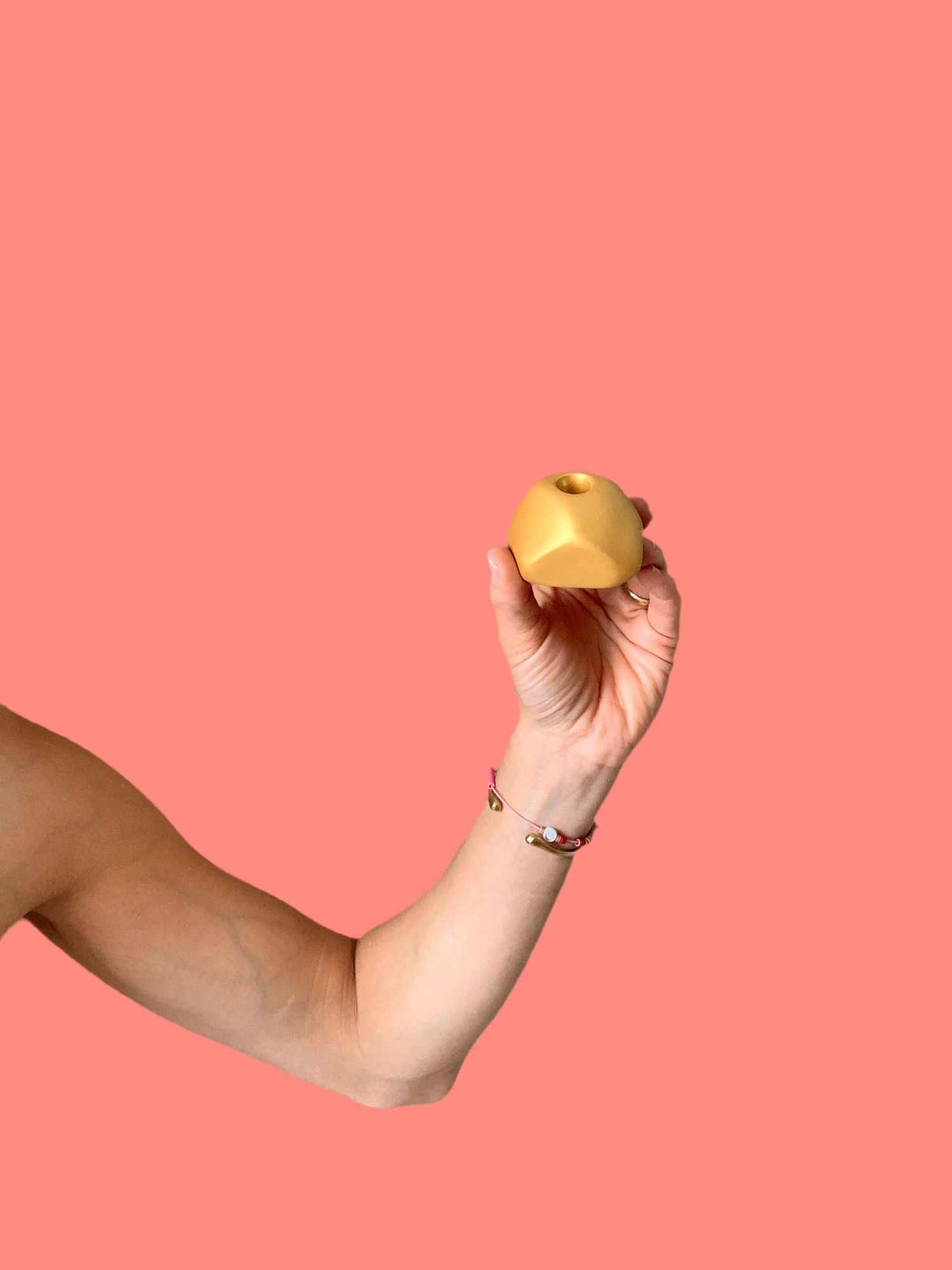 Gezeitensteine, goldfarben - Frau Gold