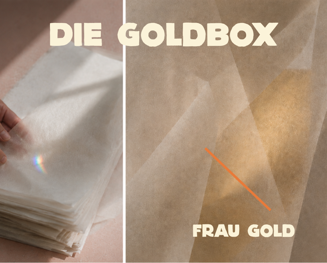 Die Goldbox | Frau Gold