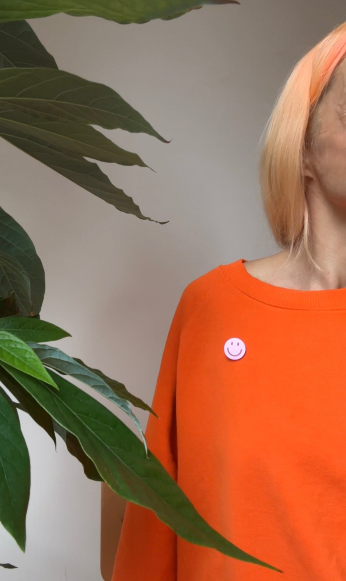 Smiley Pin - Frau Gold