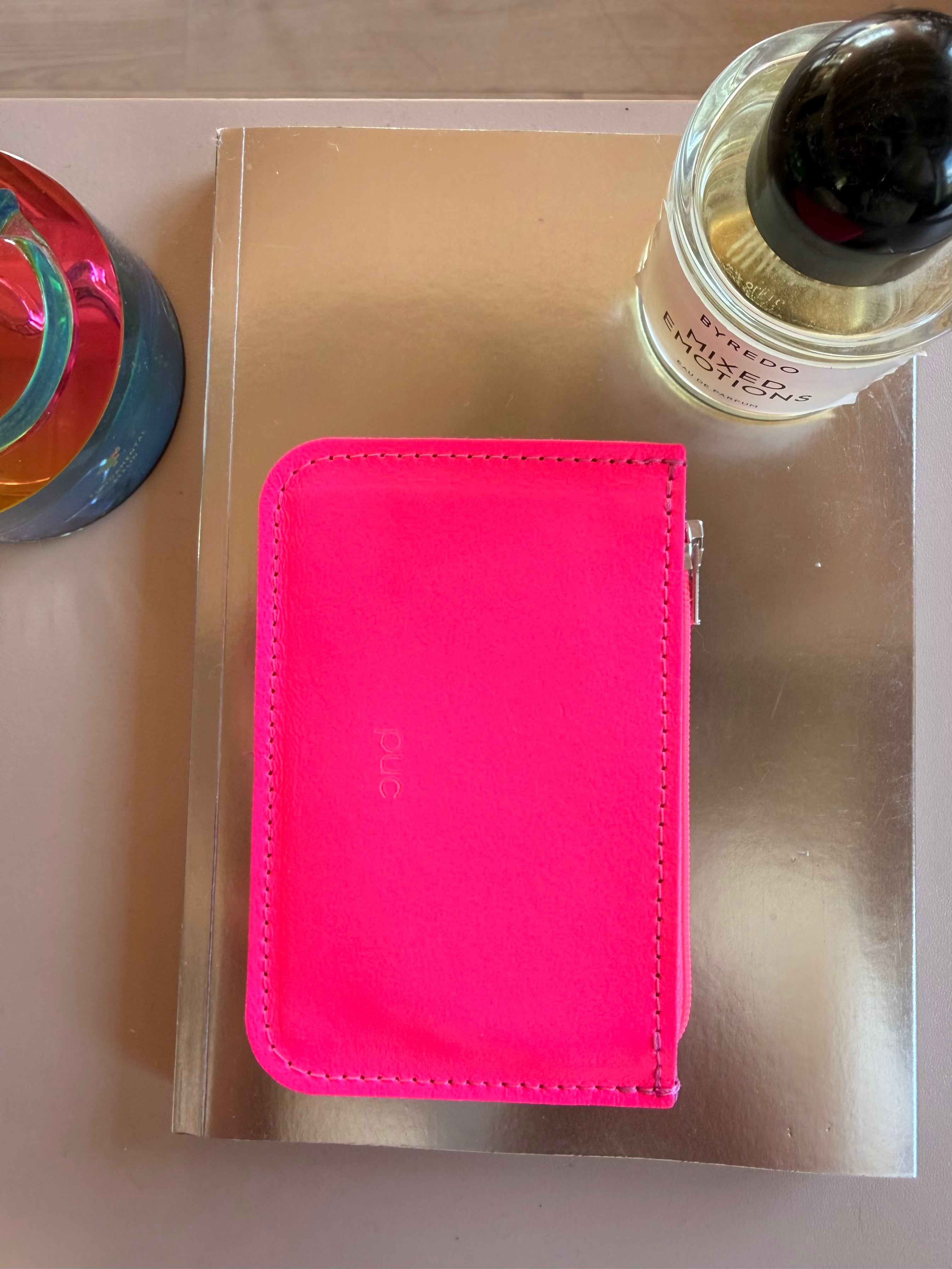 Easy Wallet – Ledergeldbörse in Neonfarben