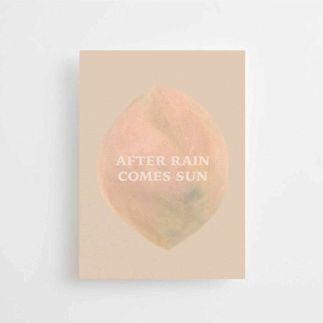 after rain comes sun - Frau Gold