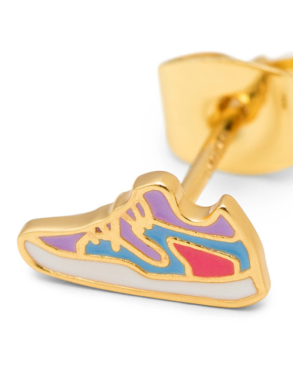 Ohrstecker Sneaker - Frau Gold