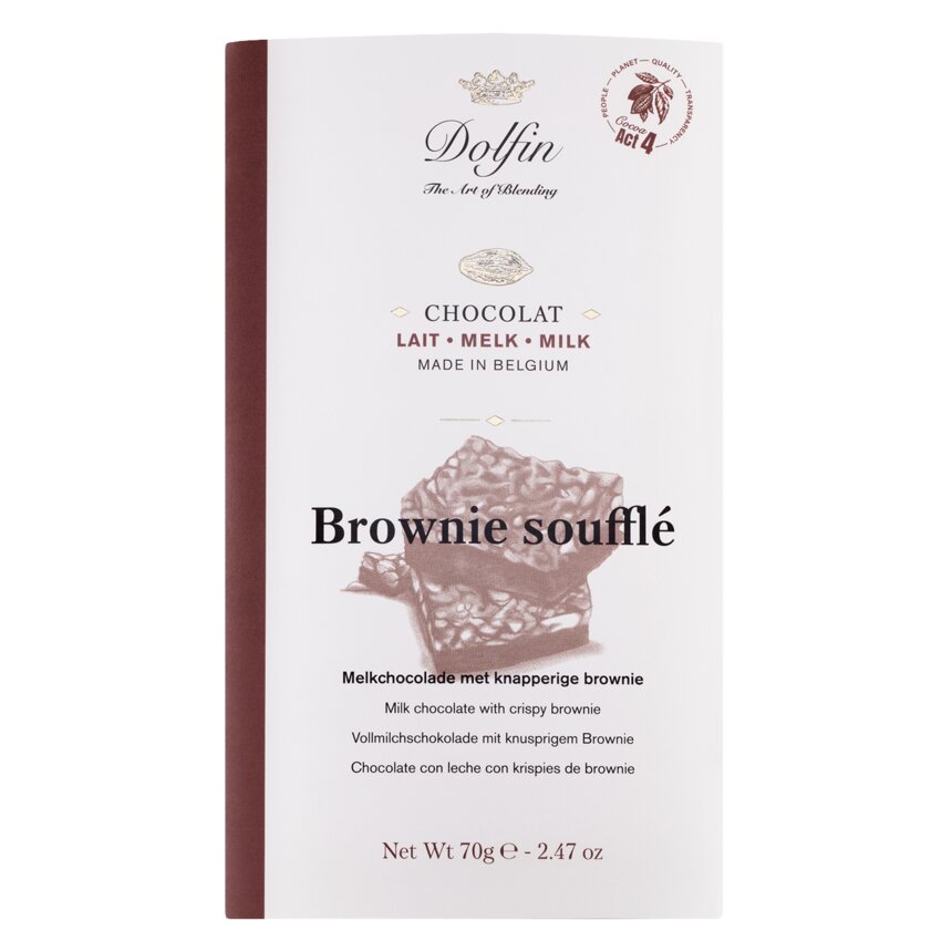 Schokoladentafel Brownie Souflee - Frau Gold