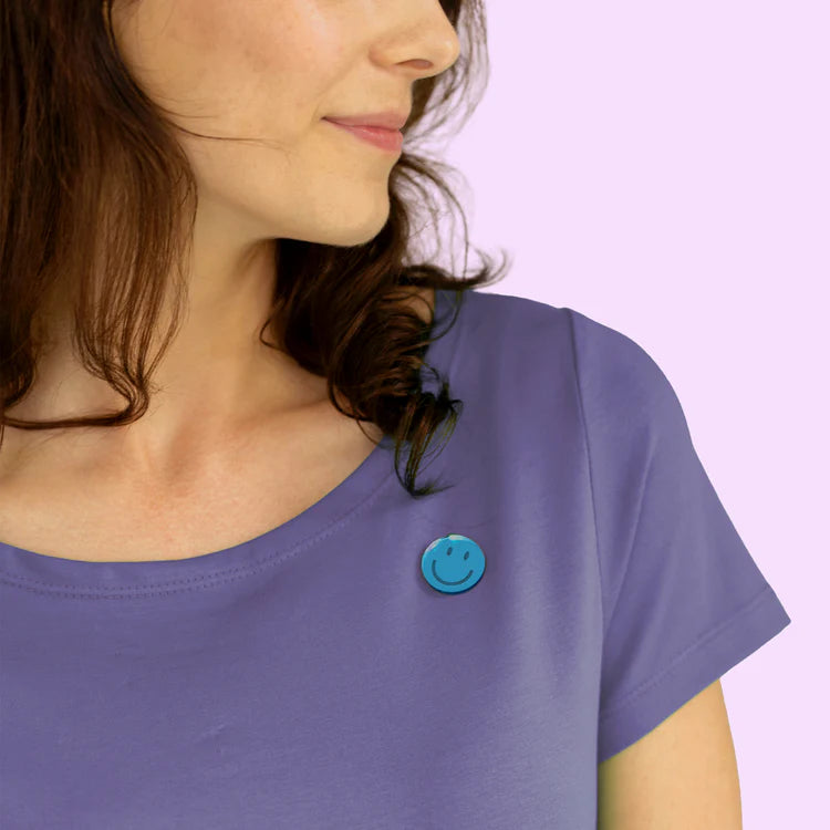 Smiley Pin - Frau Gold