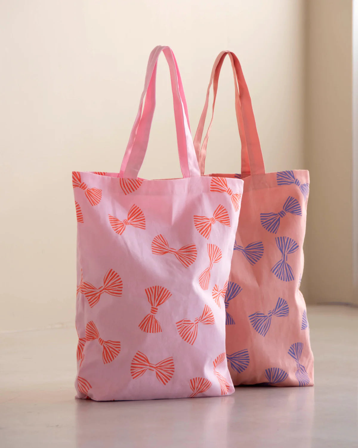 BowBag - rosa & mohnrot