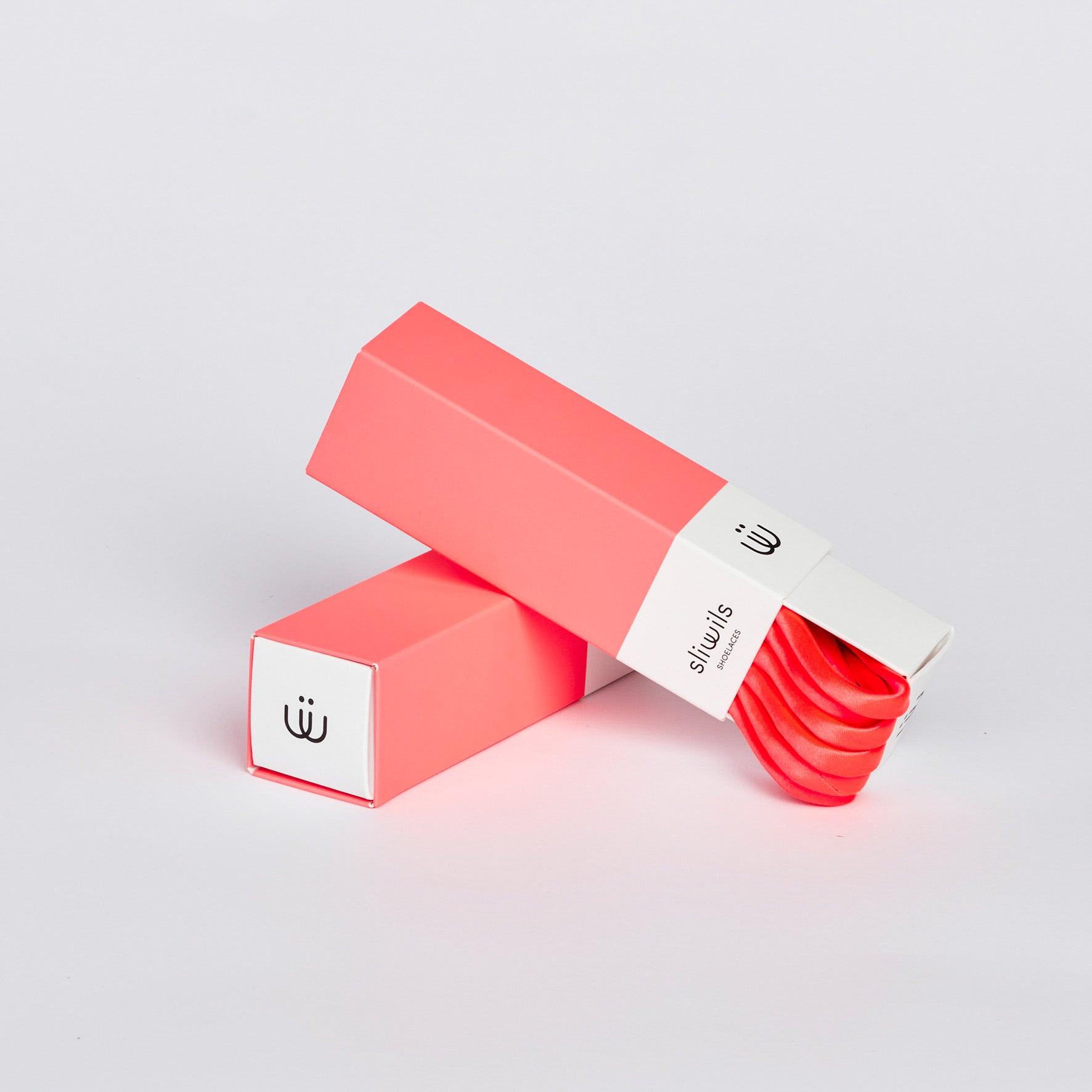 Schuhbändel neon Coral Pink - Frau Gold