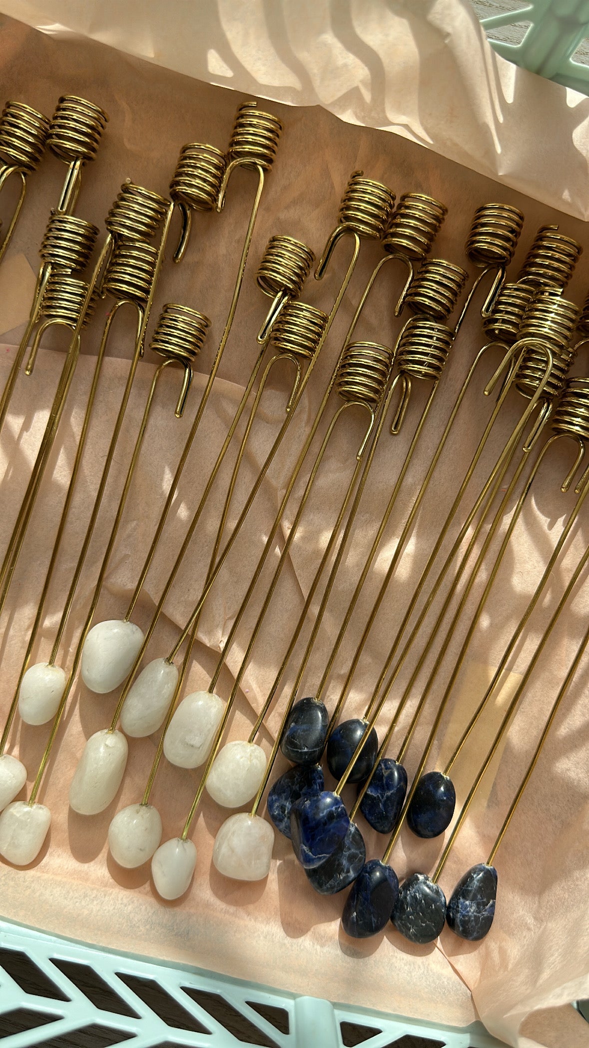 Licht, stoned - Sodalith - Frau Gold