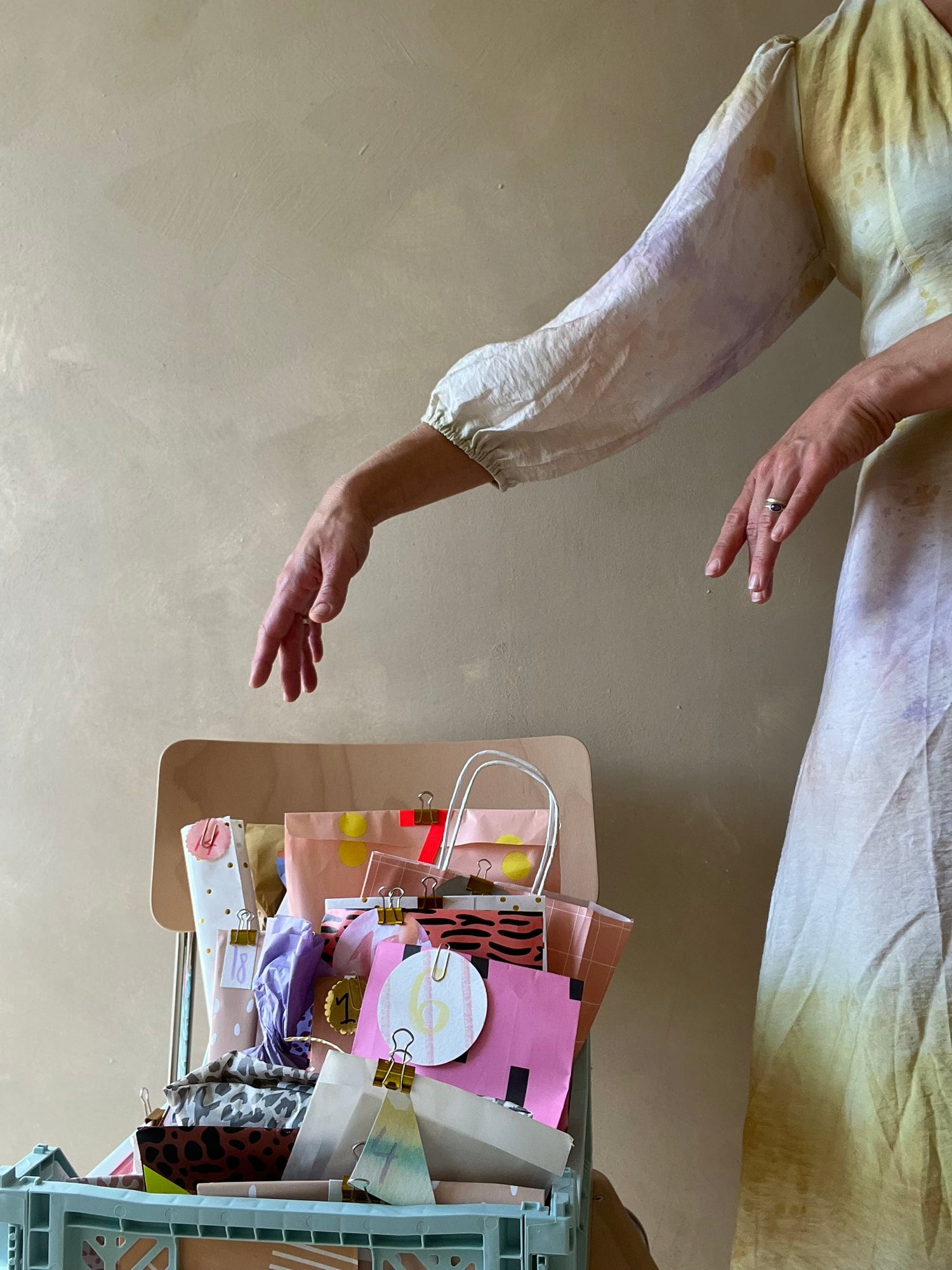 Adventskalender Gold - Frau Gold