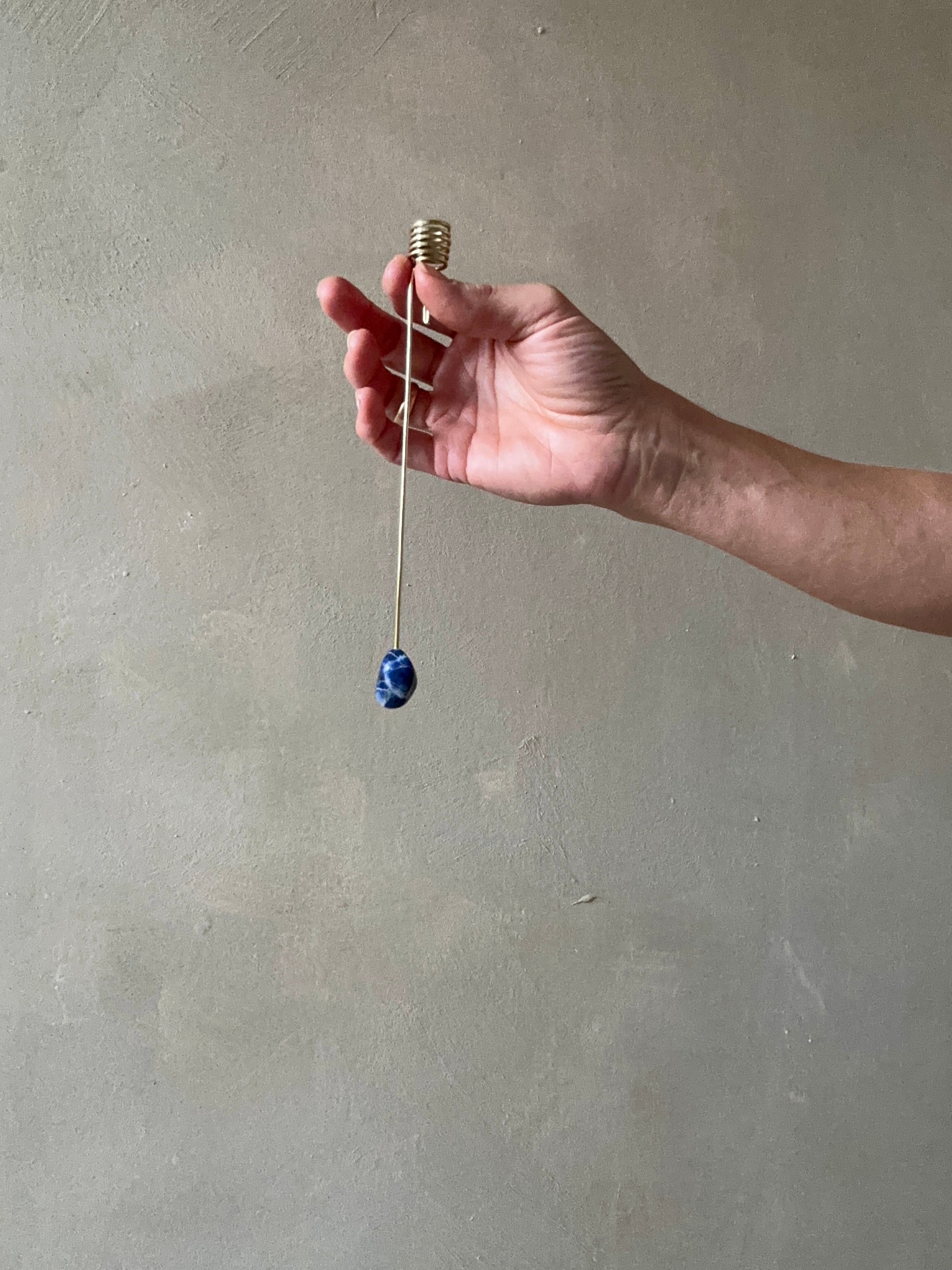 Licht, stoned - Sodalith - Frau Gold