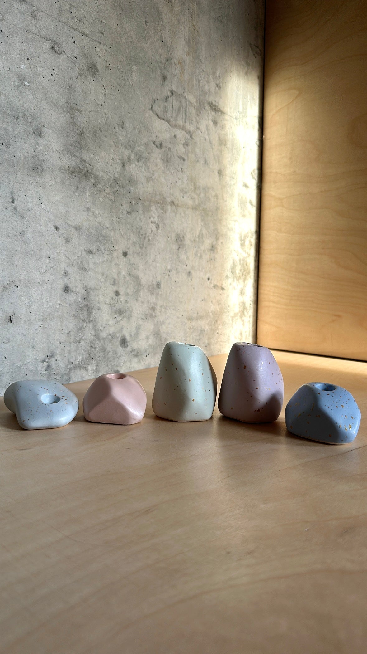 Gezeitensteine, goldgesprenkelt - Frau Gold