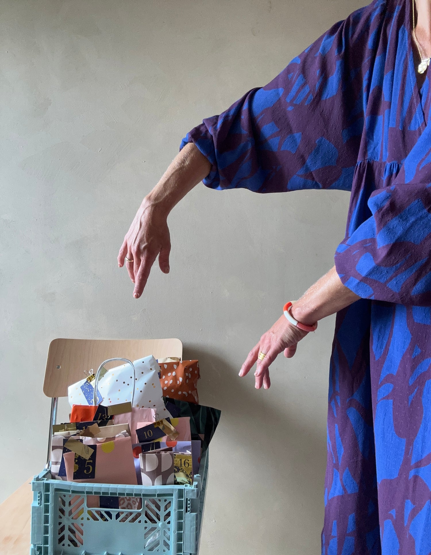 Adventskalender Gold - Frau Gold