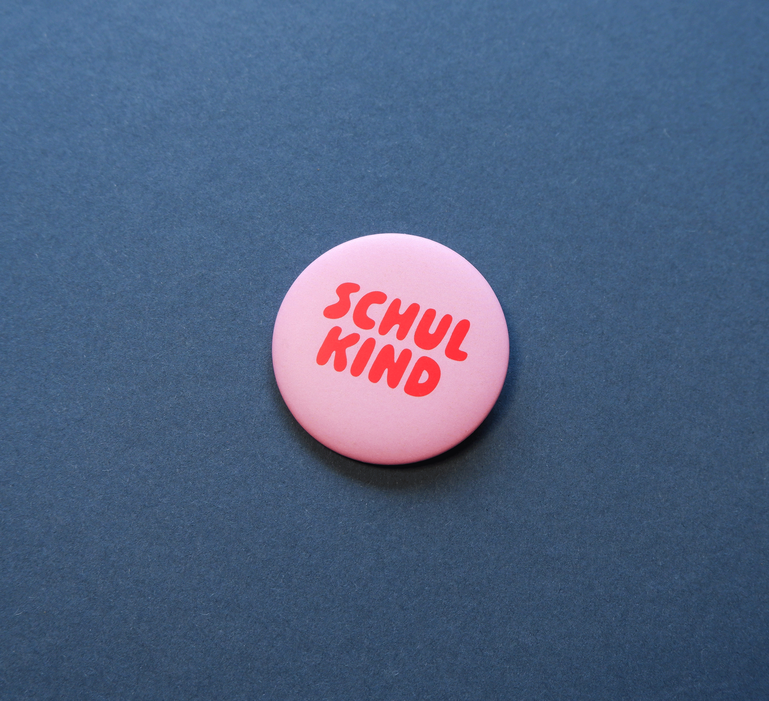 Button Schulkind Rosa - Frau Gold