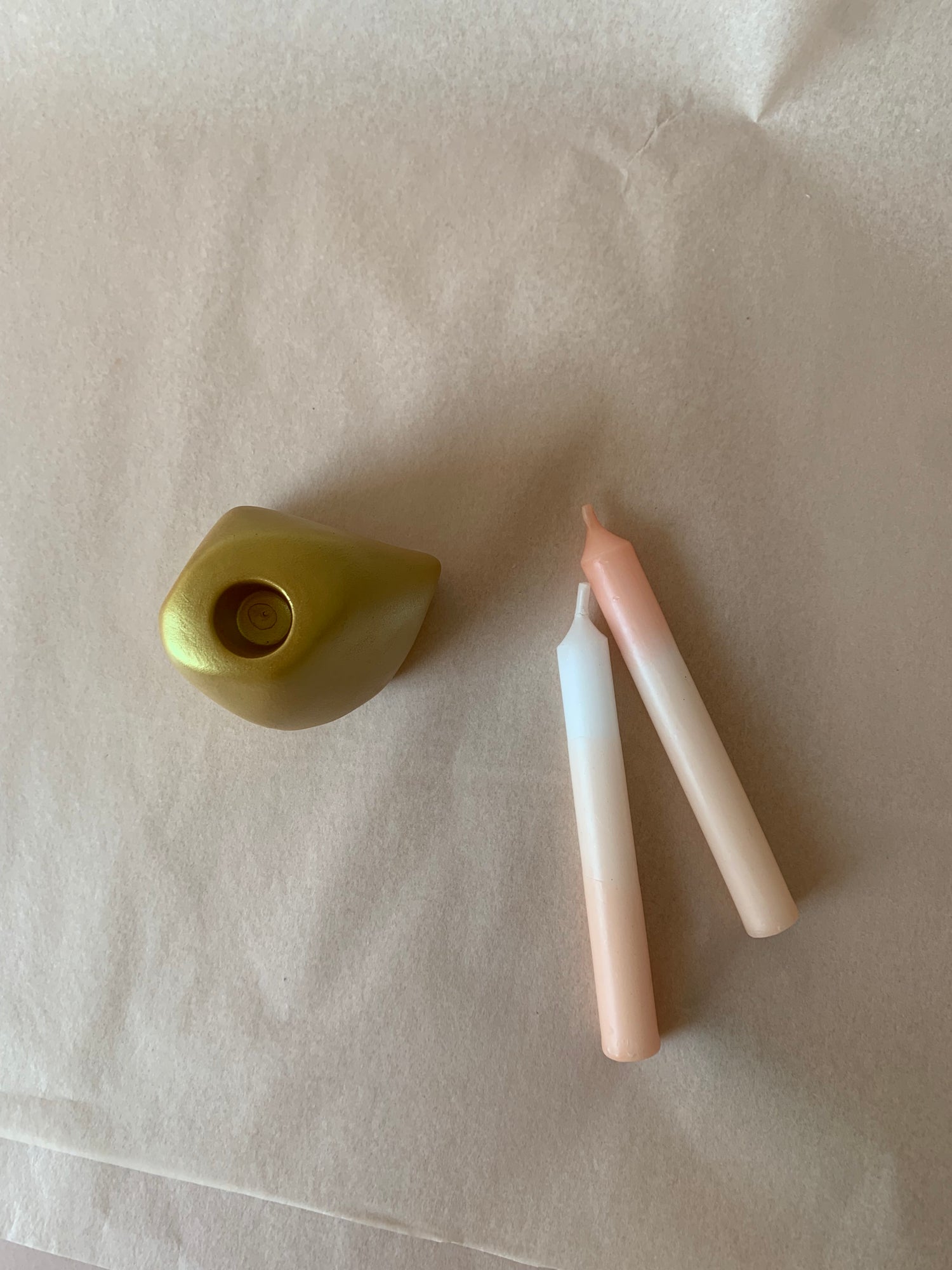 Gezeitensteine, goldfarben - Frau Gold