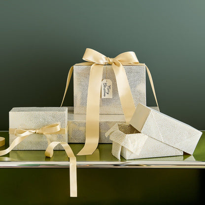 Papierschachtel-Set Gold – 4 Stück