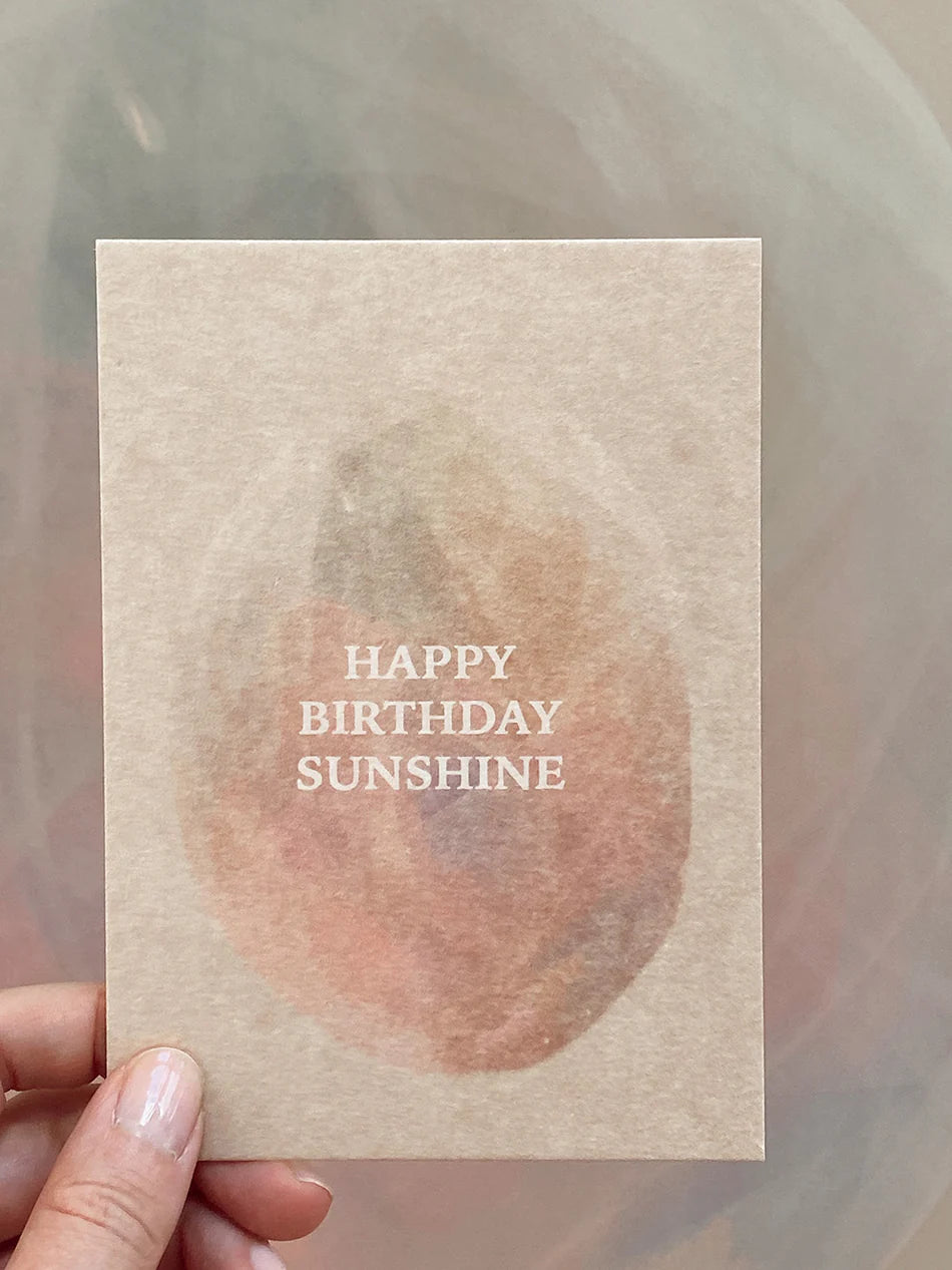 Happy birthday sunshine