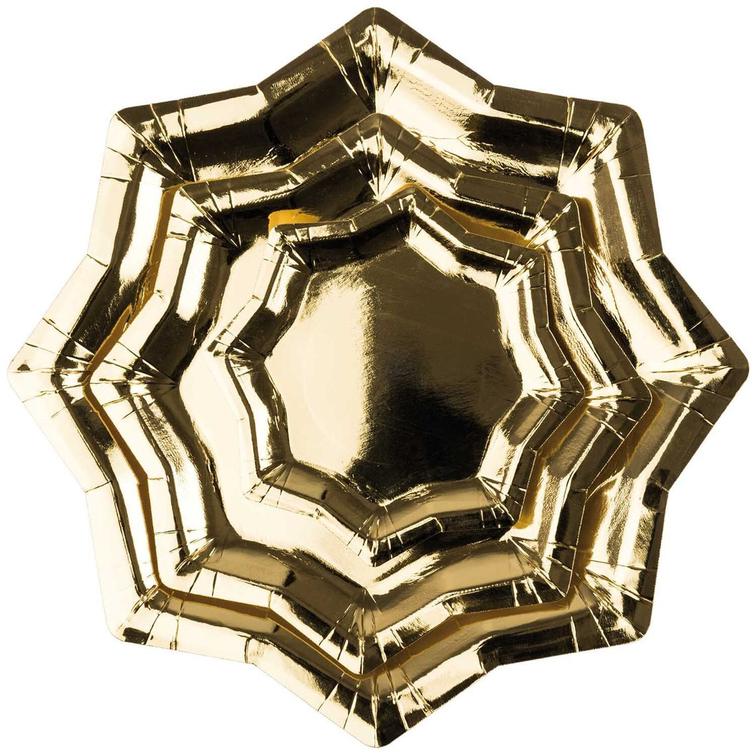 Partyteller Gold - Frau Gold