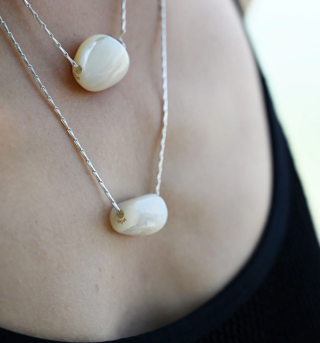 Mother of Pearl: Protection Necklace - Frau Gold