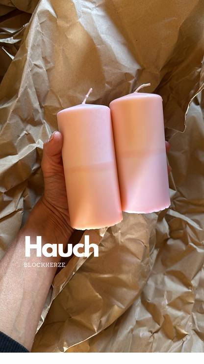 Blockkerze Hauch - Frau Gold
