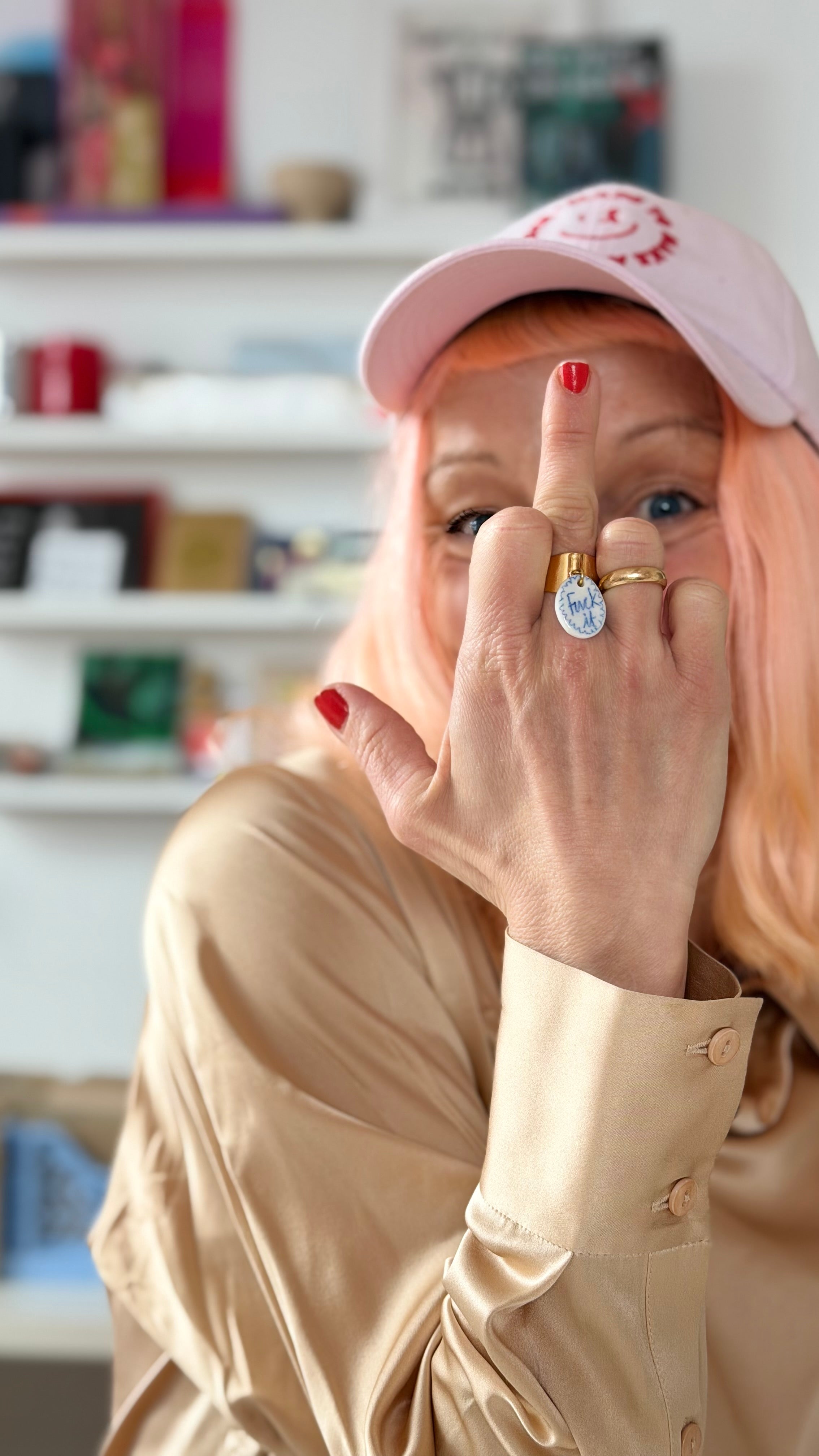 Vorbestellung Charm- Ring »Fuck it«