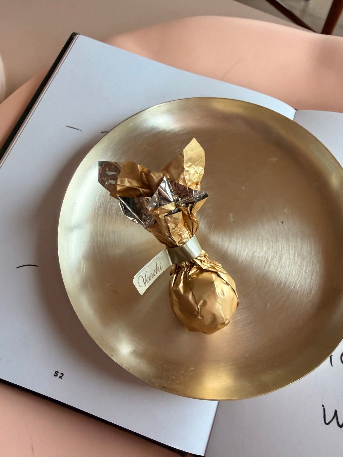 Schokoladen Komet, gold - Frau Gold