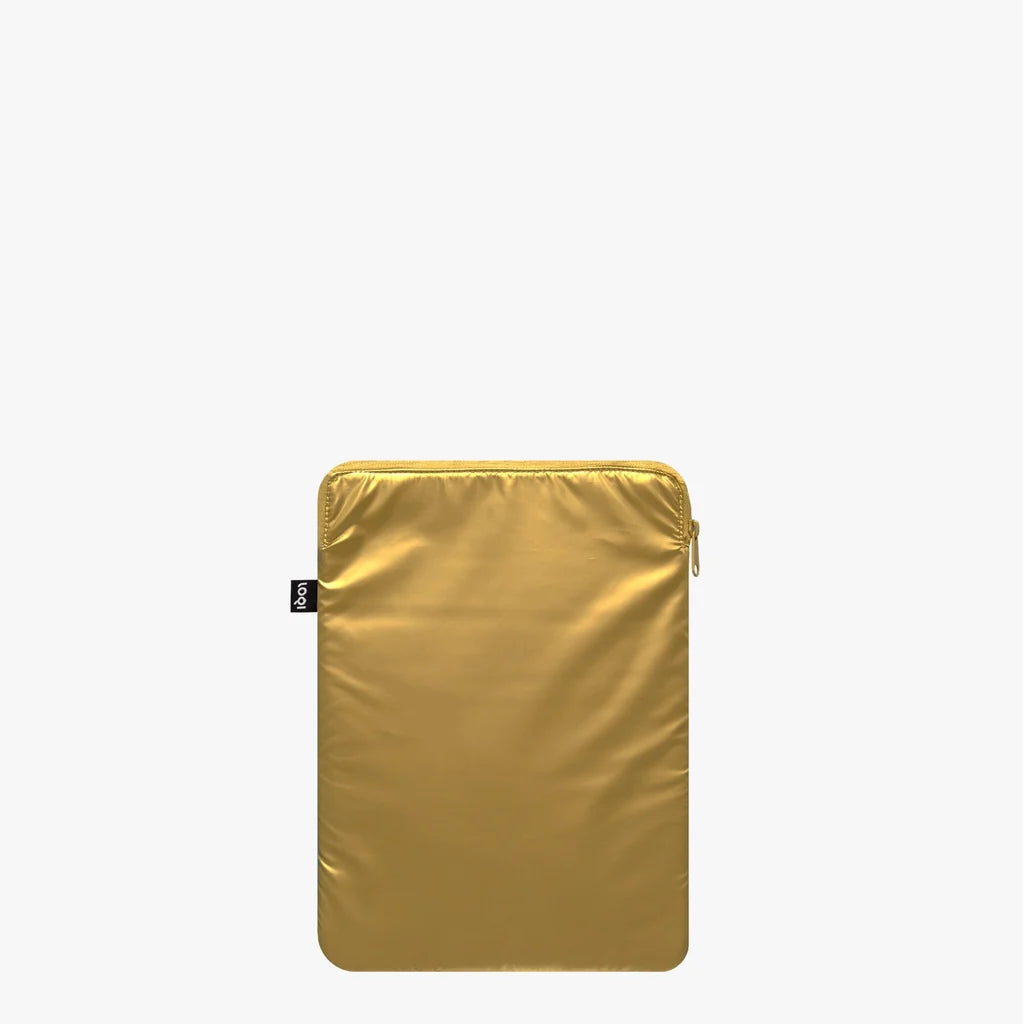 LOQI METALLIC Gold Laptop Sleeve