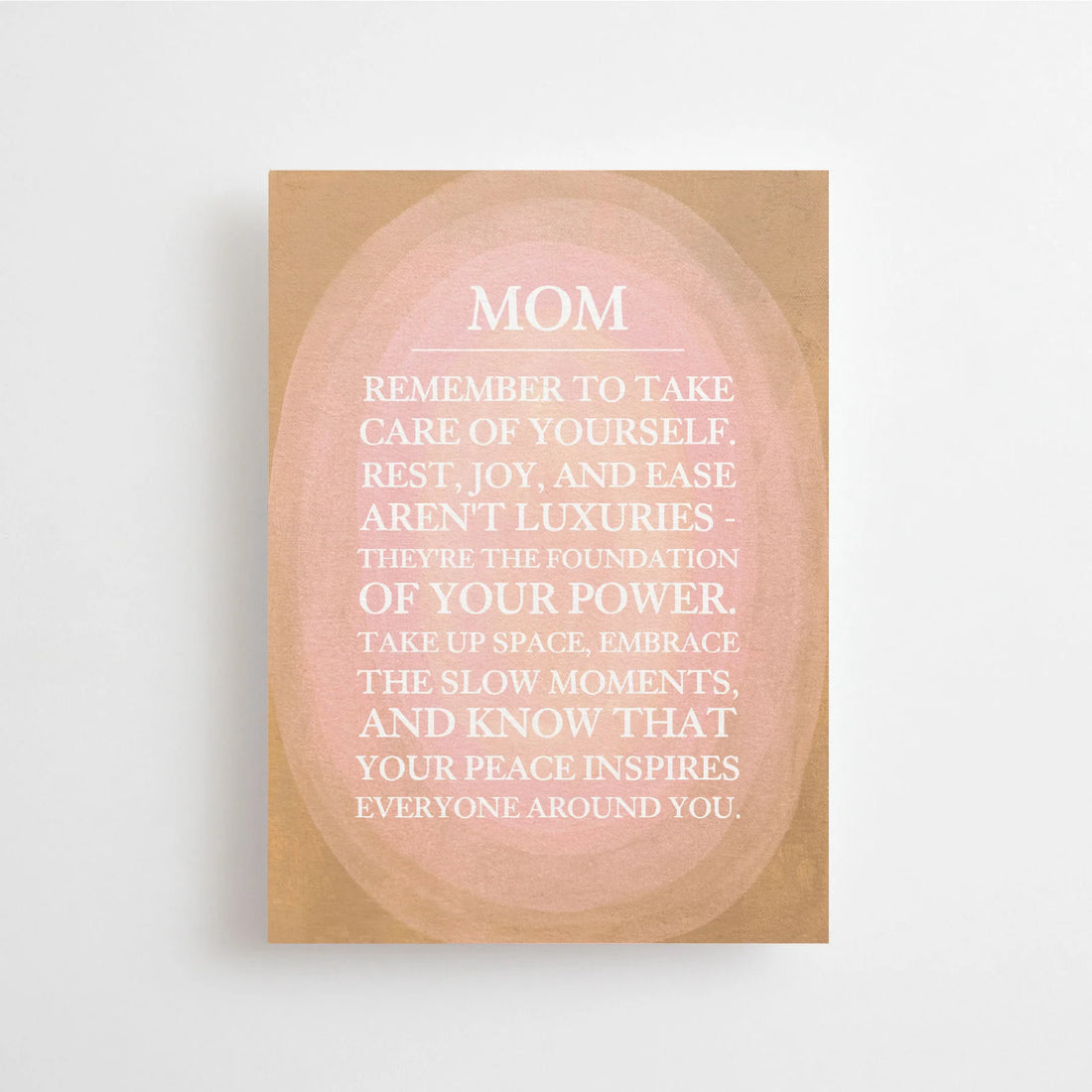 mom - a selfcare reminder