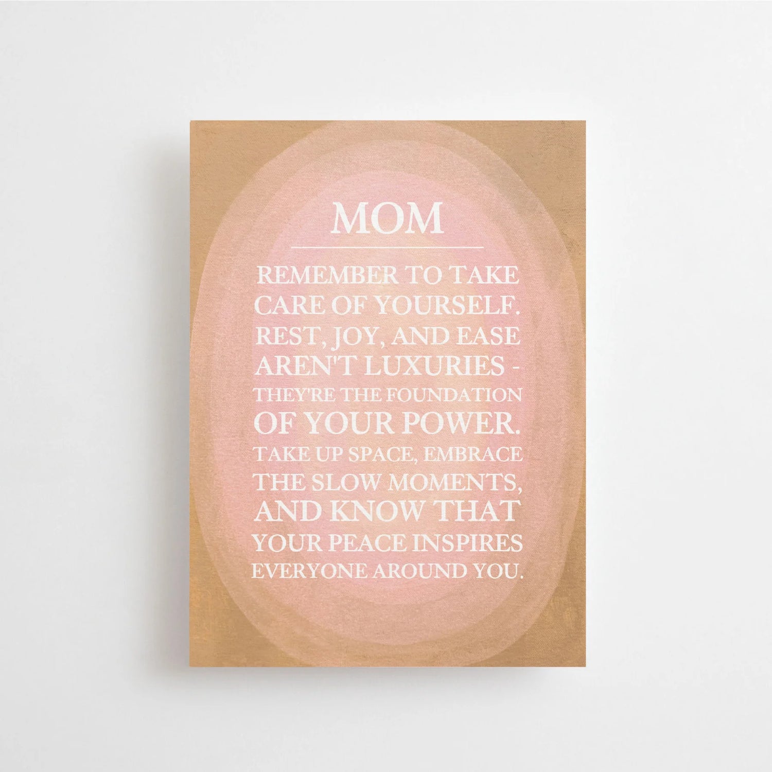 mom - a selfcare reminder