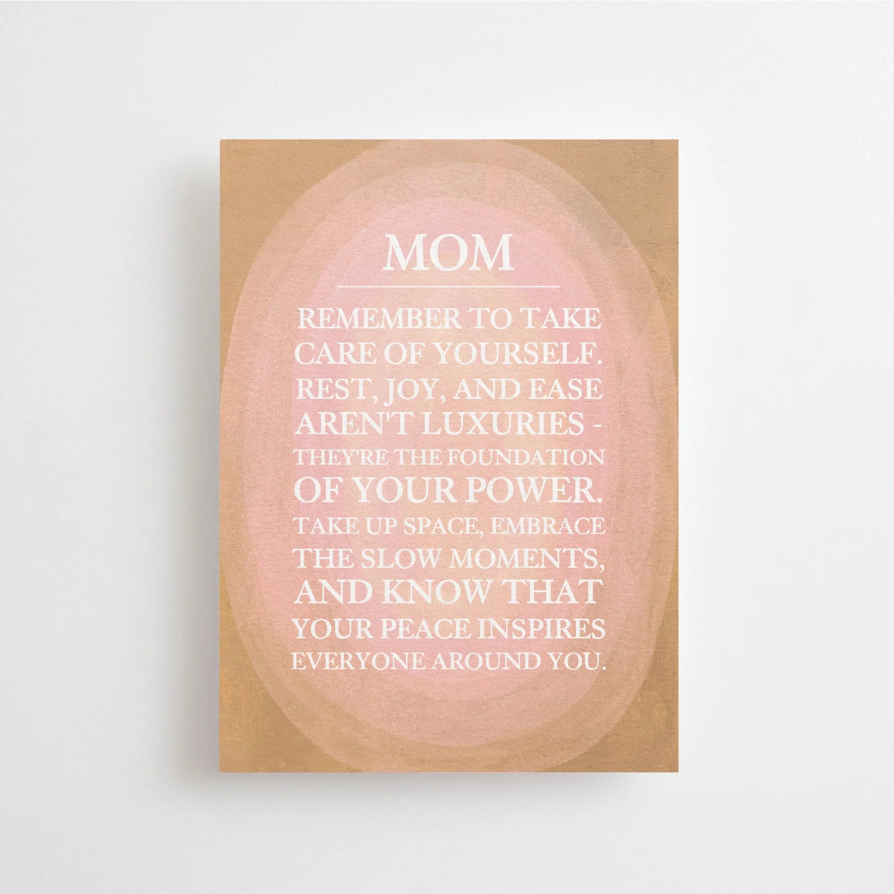 mom - a selfcare reminder