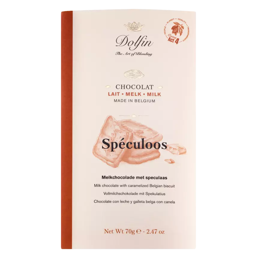 Vollmilchschokolade mit Spekulatius