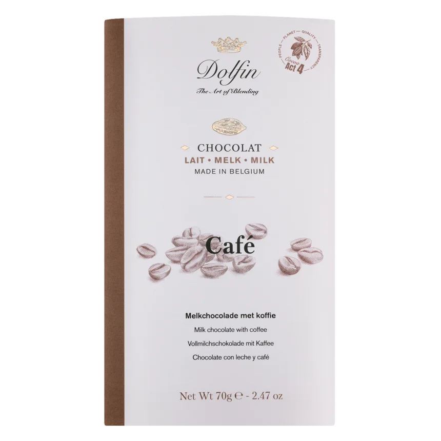 Belgische Vollmilchschokolade - mit Caffe
