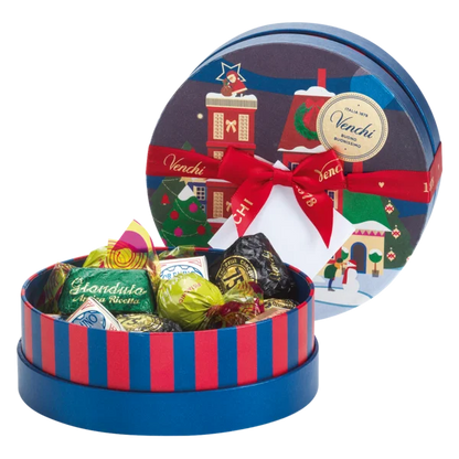Runde Winter Geschenkbox von Venchi