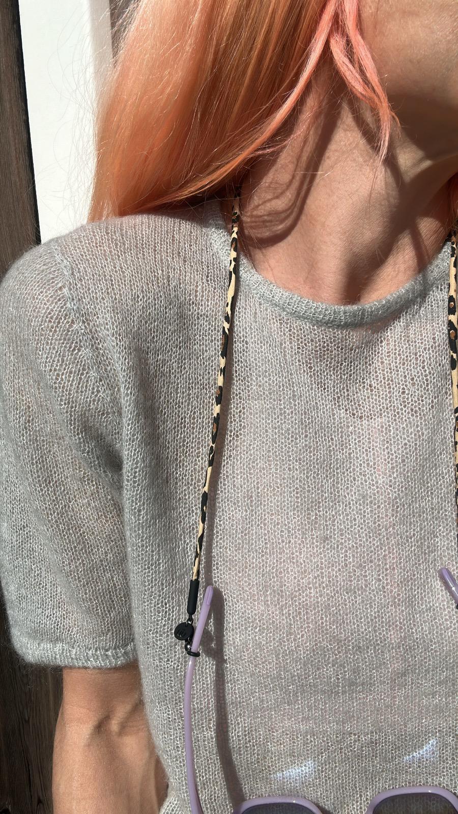 Brillenkette Savage Leopard - Frau Gold