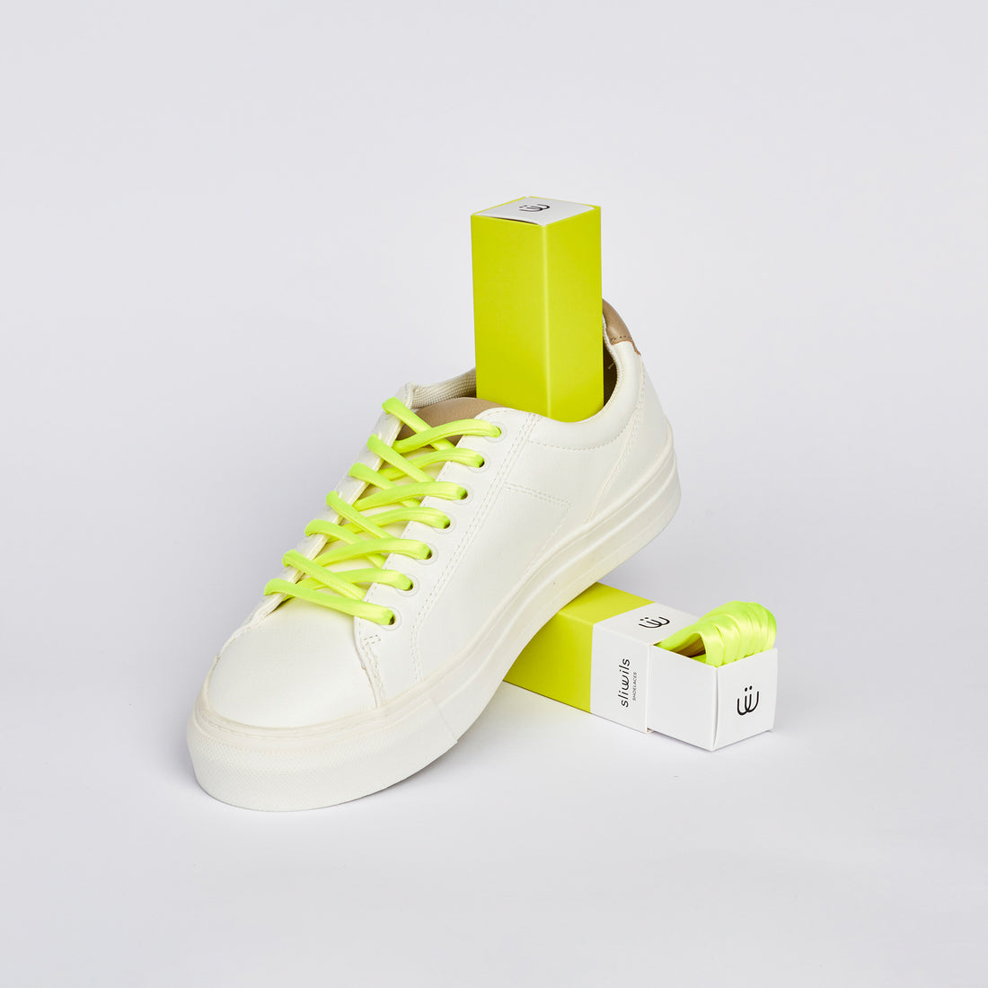 Schuhbändel neon Yellow