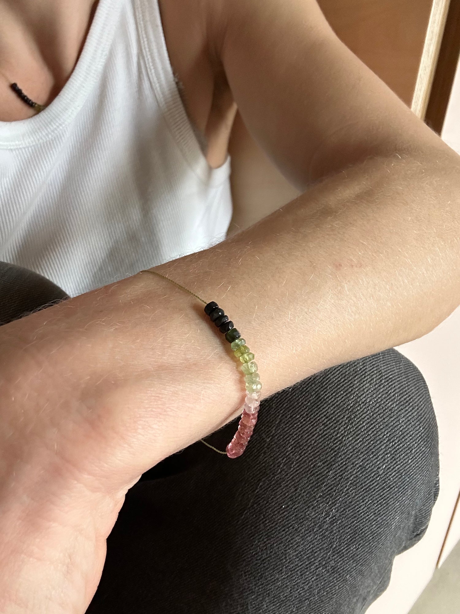 Watermelon Armband mit Silberverschluss