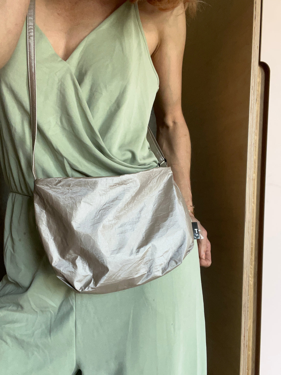 Cross body bag - dusty gold - Frau Gold