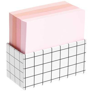 Notizzettelbox im rosa Farbverlauf